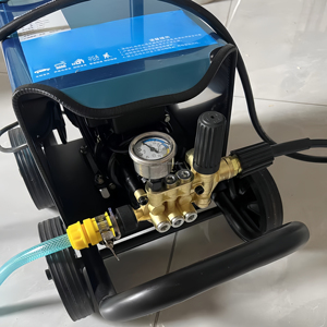 เครื่องล้างรถอัตโนมัติอุตสาหกรรม 220V กำลังสูง อุปกรณ์ฉีดน้ำล้างรถสำหรับฟาร์ม เครื่องฉีดน้ำแรงดันสูงเชิงพาณิชย์ - Product Image 2
