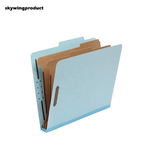 Skywing 17pt kraft giấy tập tin thư mục kim loại bền prongs 100 Dung lượng lưu trữ pressboard ngăn cho phân loại giấy tờ - Product Image 1