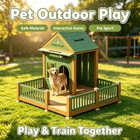 Mobilier pour animaux de compagnie : Aire de jeux pour chien, petite cabane de repos, maison pour chien, équipement de jeu extérieur