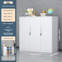 Armoire de rangement compacte en acier de haute qualité, en acier épaissi, à une seule porte, pour le rangement domestique
