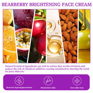 Commercio all'ingrosso della pelle coreana cosmetici organici vitamina C sbiancamento della pelle e macchie scure di rimozione Arbutin crema per il viso per le donne nere - Product Image 4