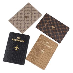 High Quality Luxury Pu Anti-Theft Rfid Blocking Passport Bag Custom Logo <b>Waterproof</b> Vintage Travel <b>Wallet</b> Card Holder - Product Image 1