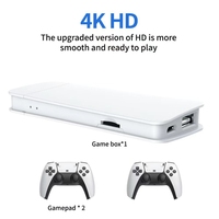 Konsol Game Profesional Berkualitas Tinggi M15 HD 4K TV Dual Handle 128G 30000 Game Konsol Video Game Genggam