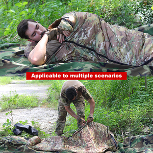 AKmax Patrol Camping Survival Saco de dormir de plumón ligero con saco de compresión estilo momia Multicam cam - Product Image 4