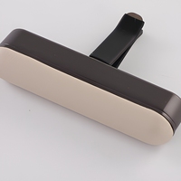 TopOne Diffuseur Parfum Voiture Luxe Bois Noyer Clip Ventilation Magnétique Essence Naturelle Design Élégant Premium