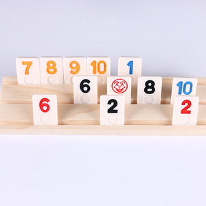 Juego de Dominó Mexicano Premium, Fichas Numeradas Coloridas con Soportes Resistentes y Dados, Juego de Mesa Familiar - Product Image 4