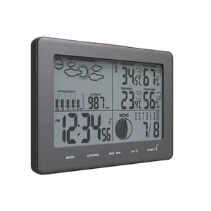 Weather Station Wireless Digital Indoor Outdoor Weather Forecast Hygrometer  Humidity Temperature Meter Barometer with Backlight