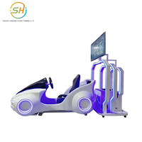 Machine de jeu de course de moto en réalité virtuelle, équipement de divertissement d'arcade