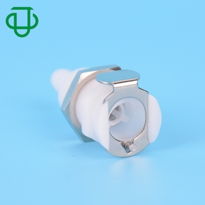 Медицинская Косметическая 1/8 "1/4" 5/16 "3/8" шланга с зазубриной панели крепление на перегородку быстро Отсоединяемый соединитель шланга с зазубриной - Product Image 3
