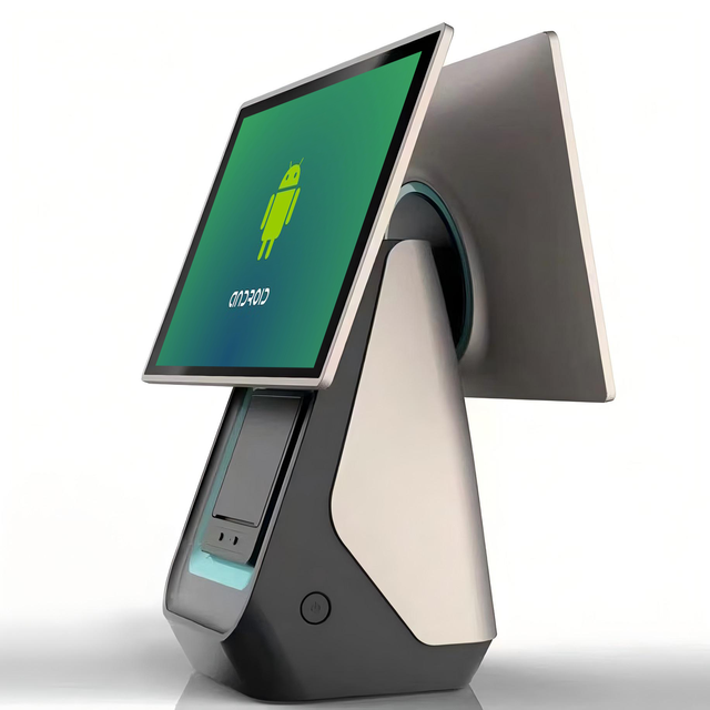 ED1563 15.6 Inch Android POS System with Dual Screen Solution 80mm Built-in Printer Touch Screen POS Machine