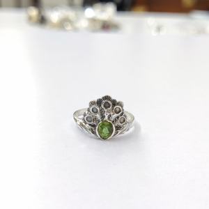 แหวนเพอริดอท เงินแท้ 925 แหวนพลอยเพอริดอท งานแฮนด์เมด คอลเลคชั่นแหวนสวย เครื่องประดับเงิน ราคาขายส่ง - Product Image 6