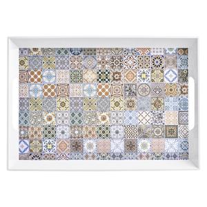 Zeller Present Melamine <b>Tray</b> Mosaic Pattern Decorative <b>Serving</b> <b>Tray</b> 12x18 Inches - Product Image 1
