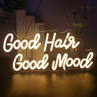 Enseigne au néon personnalisée pour salon de coiffure, décoration murale lumineuse LED pour salon de beauté