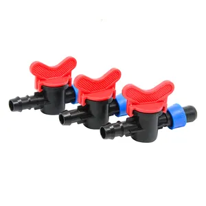 Drip Tape Connector Irrigation Coupling Plastic 16mm Mini Valve And Fittings