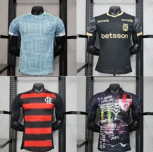 नए 2526 स्पेन फ्लेमेंगो चेलसी पोर्टुगल मोनाको ब्रज़ेल पुरुषों के जाल ठोस स्टैंड कॉलर जैकेट - Product Image 2