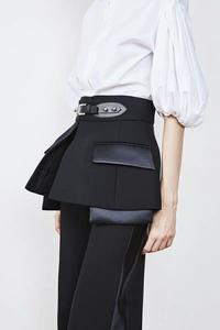 Set <span class=keywords><strong>Pantalone</strong></span> e <span class=keywords><strong>Gonna</strong></span> con Cintura OEM Vendita Calda, Pantaloni Neri da Donna, Pantaloni Estivi Femminili a Vita Alta, Eleganti e alla Moda - Product Image 3