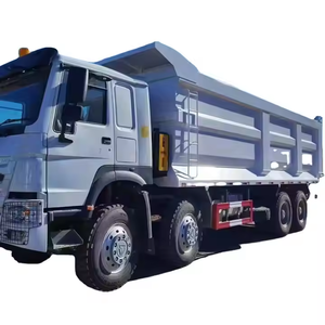 Semi-remorque benne basculante arrière de type U, robuste et personnalisée, 60 mètres cubes, 60 tonnes, pour camion - Product Image 1