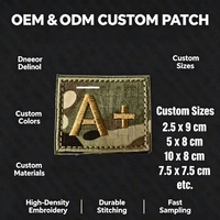 Badge brodé personnalisé en gros avec logo, support de badge allemand de la Seconde Guerre mondiale pour uniforme tactique, chapeau, sac à dos ou décoration de chasse