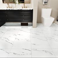 Patrón de rejilla de diamante PVC transparente de alta adherencia autoadhesivo impermeable resistente al desgaste baldosas de vinilo para Hotel y escuela