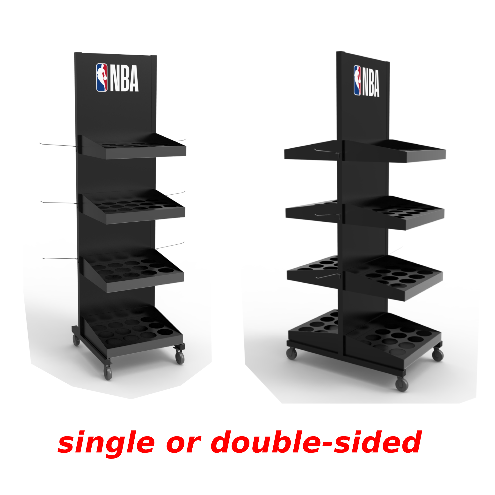 Apache Customized Thermos Display Stand for Bottle Cups Retail Shop Shelves for Sports Outdoors Product Store and Supermarket — view 4