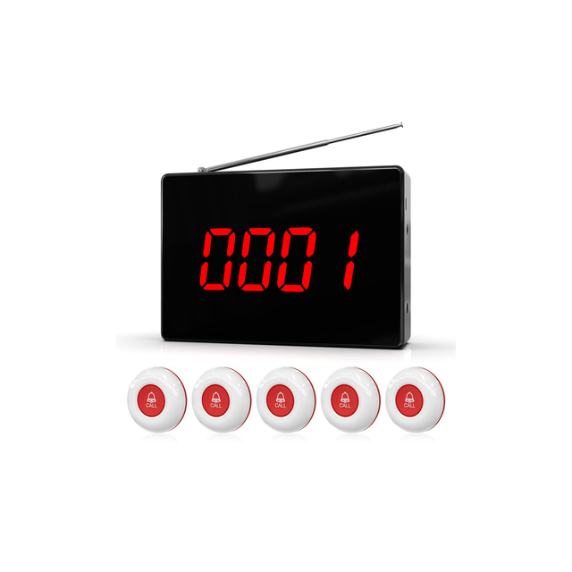 Daytech Wireless Calling System Patient Pager System Call Buttons for Restaurant Clinic Nursing Home Caregiver