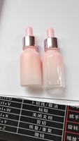 Bouchons de protection en verre pour flacons d'huiles essentielles, transparents et roses, pour compte-gouttes et pompes, en stock, 30 ml, prix usine