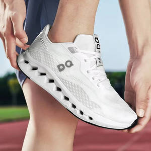 Chaussures de course pour hommes maille légère plate en plein air Gym Jogging chaussures confortables originales Tennis <span class=keywords><strong>homme</strong></span> chaussures amorti baskets - Product Image 2