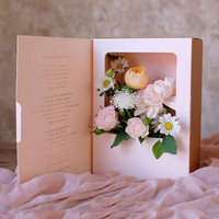 Einzigartiges Design Soja Tinte Valentinstag Blume Schokolade Geschenk box Muttertag Kreativer Brief Thanksgiving Bouquet Geschenk Mom Box