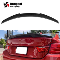 Aileron de coffre arrière en fibre de carbone, style M4, moulé par compression, pour BMW Série 4 F36 Gran Coupé