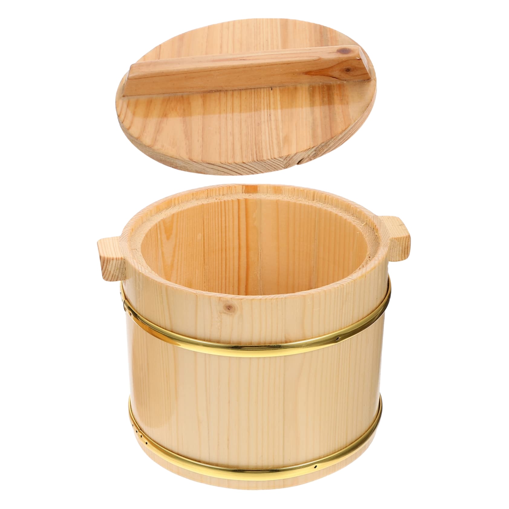 Holz-Reiseneimer Bambus handgefertigter Reiseneimer  Holz-Lebensmittelbehlter Wanne Reis servieren Sushi hlzerne Schalen  chinesische Lebensmittelwanne| Alibaba.com