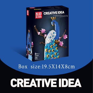 Mould <span class=keywords><strong>King</strong></span> 10149 Nouveau Jeu Créatif de Peinture Jouets Éducatifs Divertissement Modèle pour Enfants Cadeau 690 Pièces Ensembles de Blocs de Construction - Product Image 6