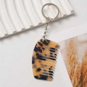 Porte-clés portable électrostatique de haute qualité Peigne Mini peigne en acétate - Product Image 6