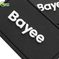 Écussons 3D souples personnalisés en silicone, PVC, caoutchouc, logo caoutchouté, badges thermocollants pour vêtements et chapeaux