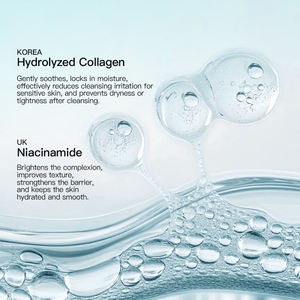 KORMESIC – Nettoyant <span class=keywords><strong>Visage</strong></span> Moussant Coréen Anti-Acné aux Acides Aminés, Marque Privée, Logo Personnalisé, OEM, Vente en Gros pour Femmes - Product Image 5