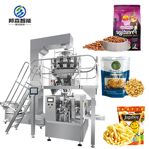 Hạt thức ăn vật nuôi hạt Thức ăn hạt đậu khoai tây chiên bỏng ngô đồ ăn nhẹ trái cây sấy khô đứng lên túi PREMADE Túi doypack máy đóng gói - Product Image 1