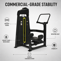 REYK REYK-BQ27 Mini chargeur en acier, entraîneur rotatif assis, relaxation musculaire et remise en forme complète, écologique, sûr pour une utilisation universelle