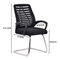 Échantillon Gratuit - Chaise de Bureau Exécutive Moderne en Maille pour Direction, Employés et Formation - Vente en Gros Foshan