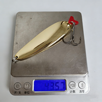 Cuillère de pêche surdimensionnée en métal pour brochet, 30g 42g, pour lancer longue distance, leurre de pêche en forme de cuillère pour la pêche aux prédateurs