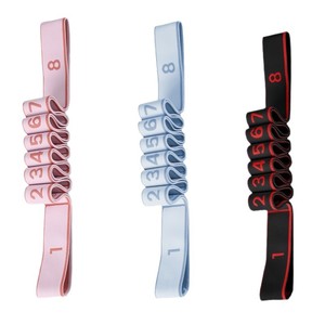 Bande de résistance numérique à 12 segments, corde de résistance pour l'entraînement des muscles des jambes, exercice complet du corps, dédiée aux seniors, largeur 4 cm - Product Image 4
