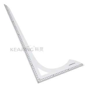 Kearing Promozionale 55cm Triangolare Acrilico Righello di Plastica #5855