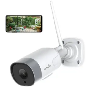 Tuya Wifi telecamera IP Bullet per esterni visione diurna e notturna telecamera di sicurezza CCTV Audio bidirezionale facile configurazione WiFi tramite ios e Android