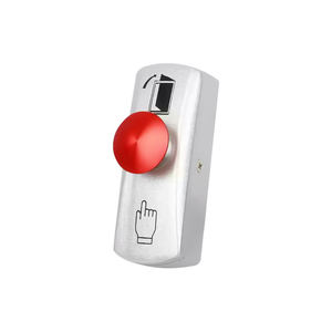 Không thấm nước tác động cao màu xanh lá cây/Đỏ thoát hiểm khẩn cấp đẩy khóa và 1no1nc Kim Loại chuyển đổi phát hành 3A Max. current để kiểm soát truy cập - Product Image 1
