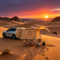 Tente de Voiture Gonflable 210D Oxford pour Hayon Arrière 380 x 230 x 190 cm SUV MPV Camping Vente en Gros