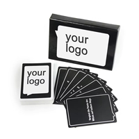 Cartes de questions personnalisées pour couples et amis, fabriquées en usine, défis amusants, cartes de jeu de questions pour les soirées en famille