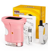 Children Microscope Digital Electronic Magnifying Glass for Outdoor Exploration Science Education Toy