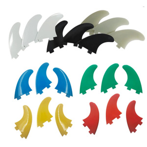 Ailerons de surf G5 compatibles FCS, gauche, centre, droite, 3 pièces par set, pour utilisation en eaux océaniques, en matériau PP - Product Image 1