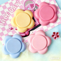 Palette de maquillage vide en forme de fleur, étui mignon pour fards à paupières et blush, pour emballage cosmétique