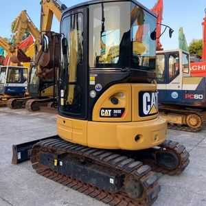 Excavatrice hydraulique sur chenilles CAT303ECR d'occasion 90%, nouvel état, moteur de 3 tonnes pour la construction/l'agriculture et le creusement - Product Image 1