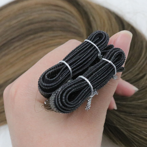 <span class=keywords><strong>Extensiones</strong></span> de trama de pelo de riel plano, ombré, rubio ceniza, <span class=keywords><strong>Balayage</strong></span>, ruso, Remy, venta al por mayor de fábrica - Product Image 3
