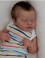 Poupée Reborn Loulou de 19 pouces, poupée réaliste en silicone, nouveau-né simulé, garçon ou fille au choix, jouet de collection pour enfants, cadeau